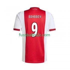 Fußballtrikots Ajax Amsterdam Brian Brobbey 9 Heim Trikotsatz 2025-2026